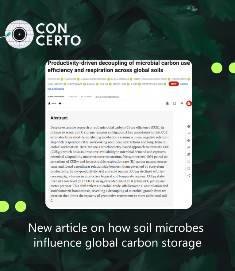 New publication explores how soil microbes influence global carbon storage